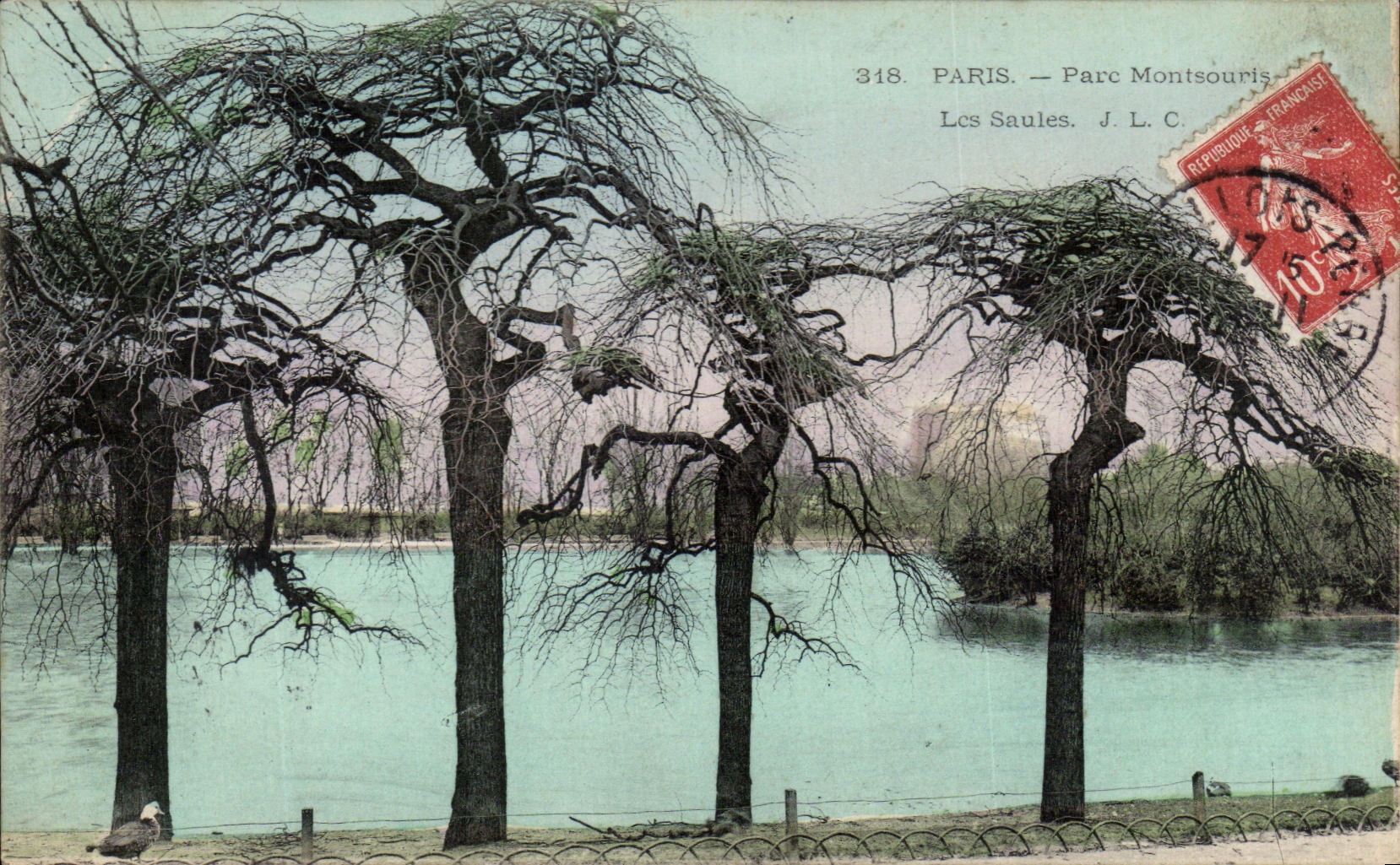 CPA Paris Montsouris Park Willows