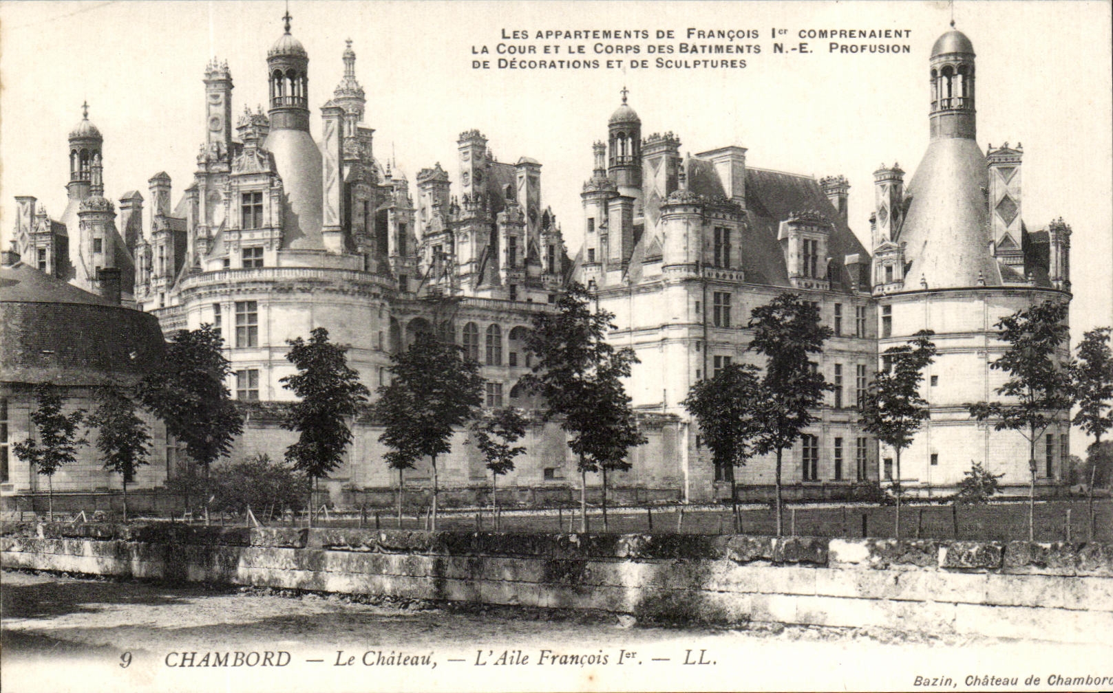 CPA Chambord Le Chateau L'Aile Francois 1er