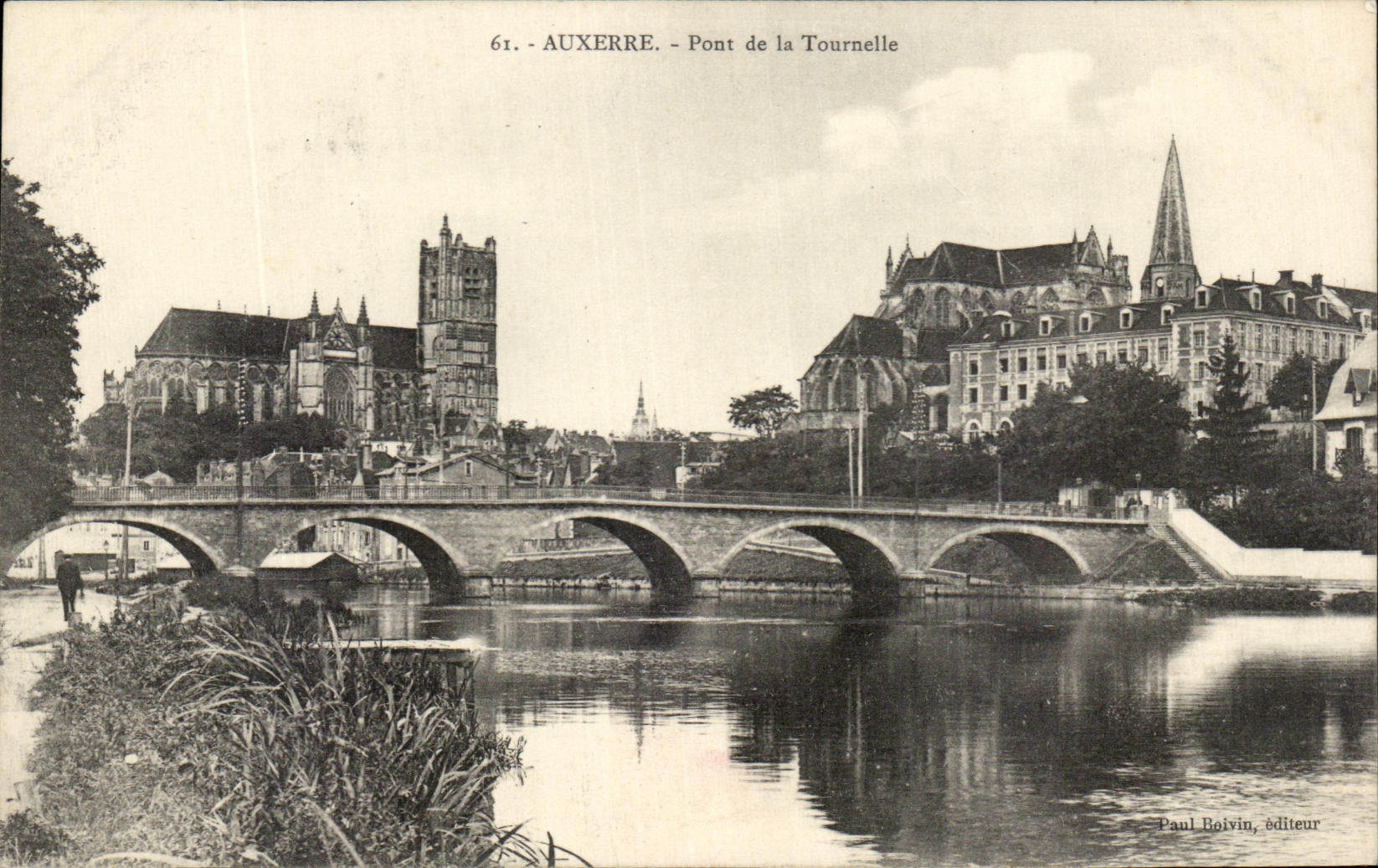 CPA Auxerre Pont de la Tournelle