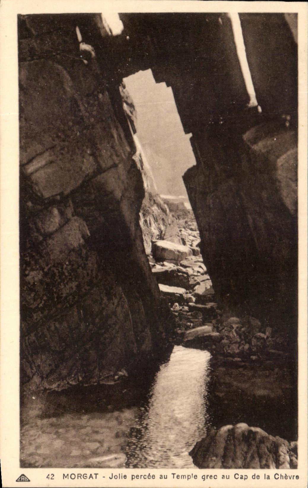 Pretty CPA Morgat bored known Greek Temple in the Cape of the Goat