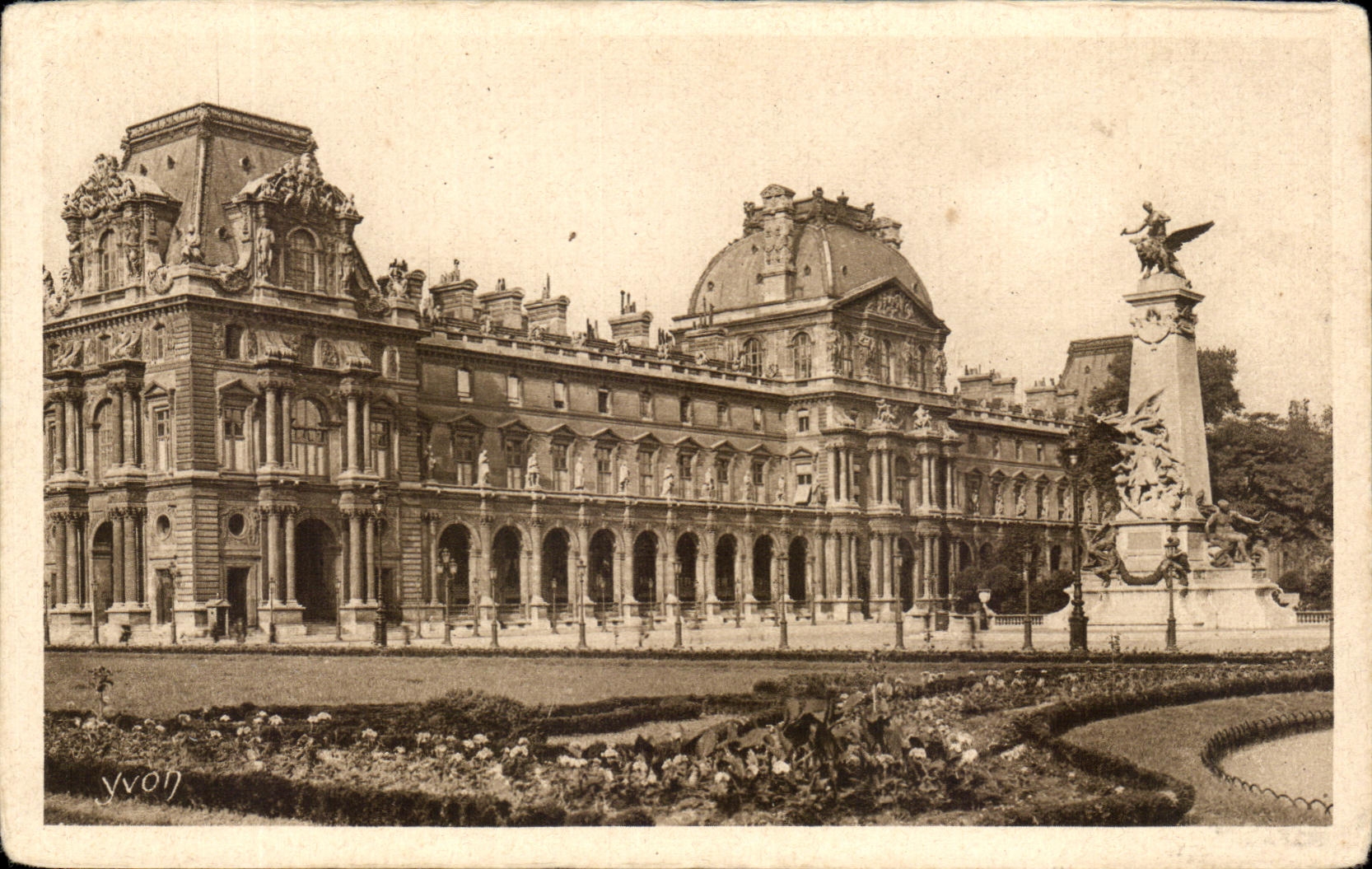 CPA Paris mientras que da un paseo el jardin del Louvre Tileries