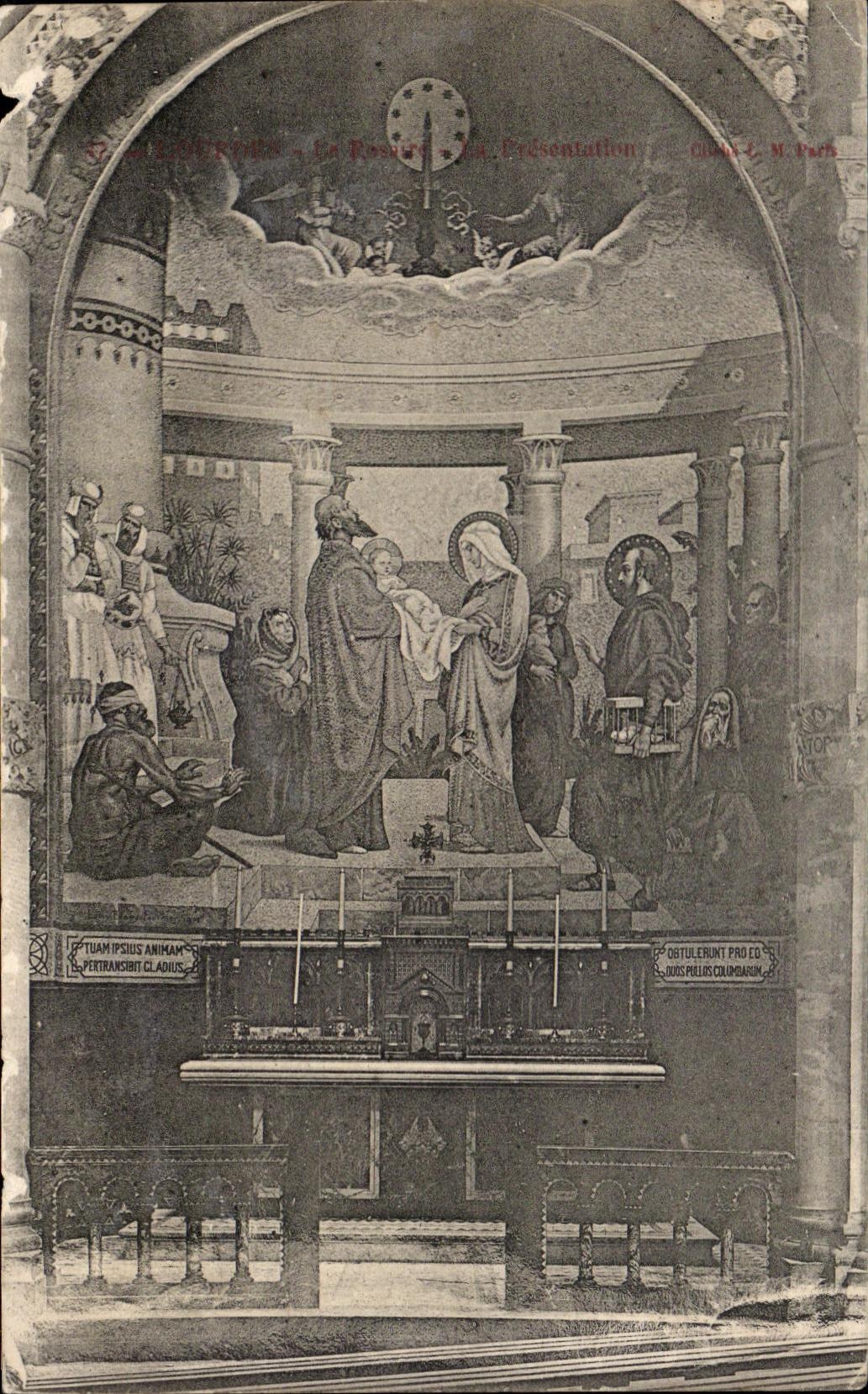 CPA Lourdes the rosary Presentation