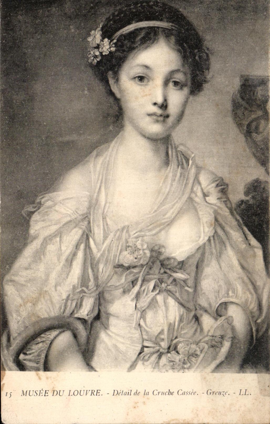 CPA Museum Of Louvre Detail Of the Jug Cassee Greuze