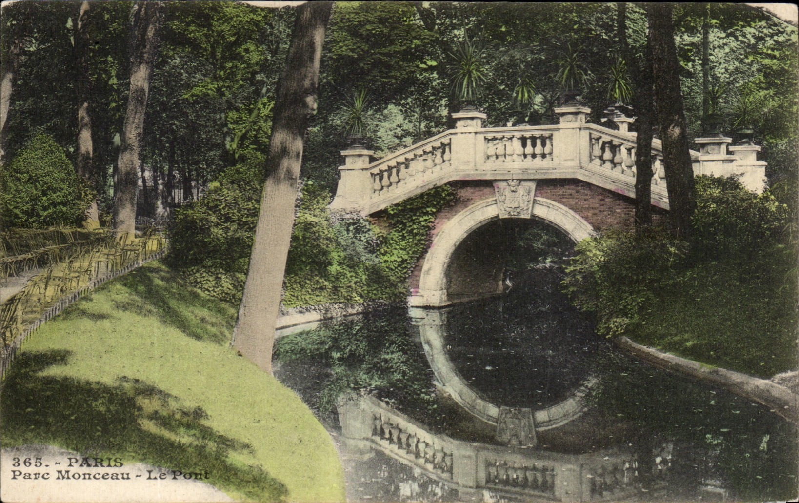 CPA Paris Park Heap the Bridge