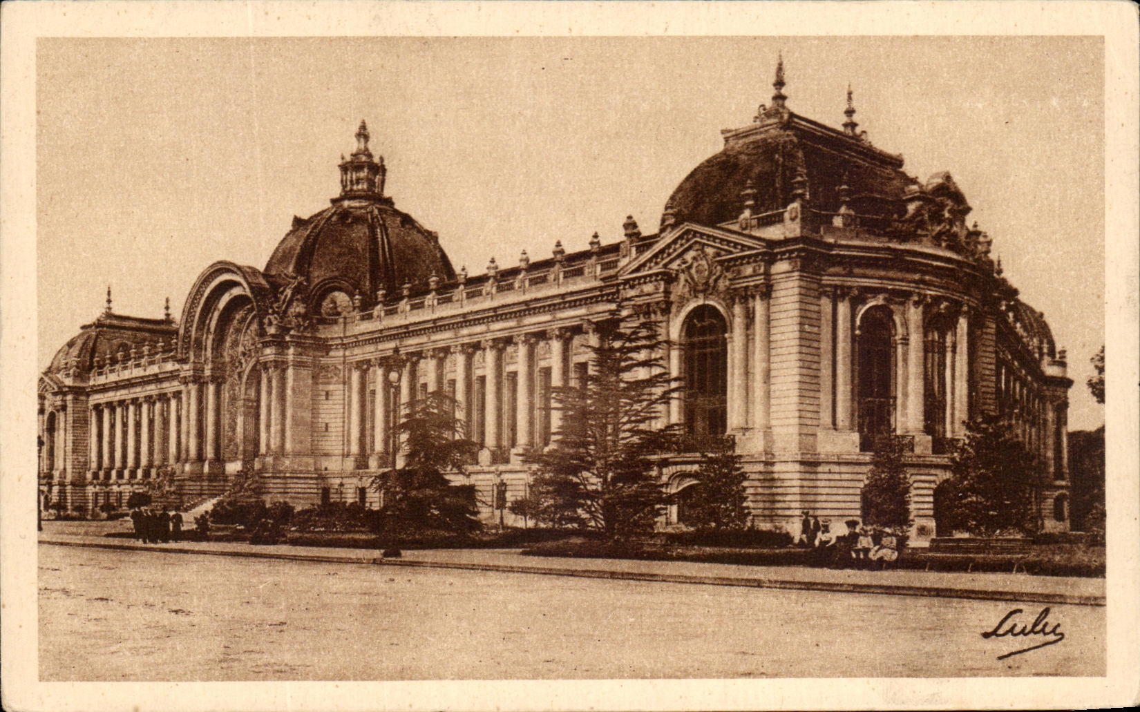 CPA Paris Petit Palais of Beautiful arts of the Town of bets