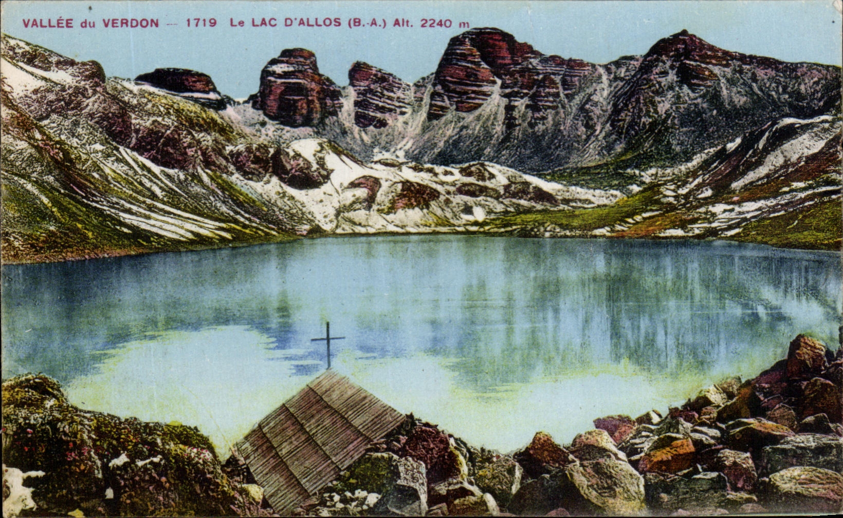 CPA Vallee du Verdon Le Lac D'Allos