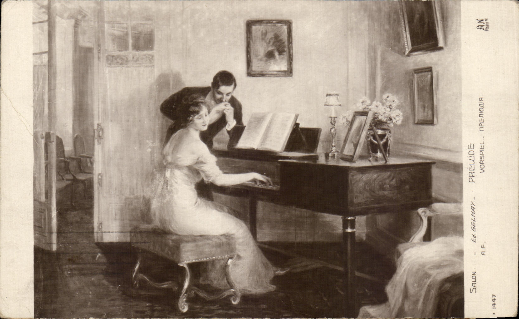CPA Salon Gelhay Is a prelude to Piano