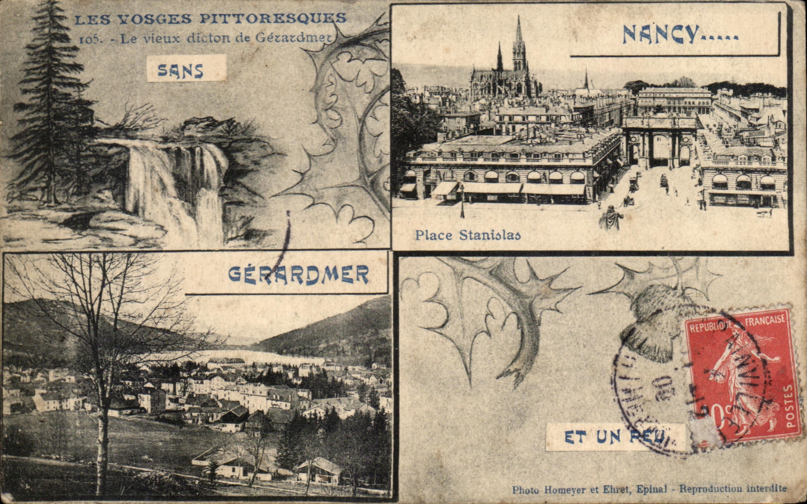 CPA Nancy Sens Gerardmer the Vosges