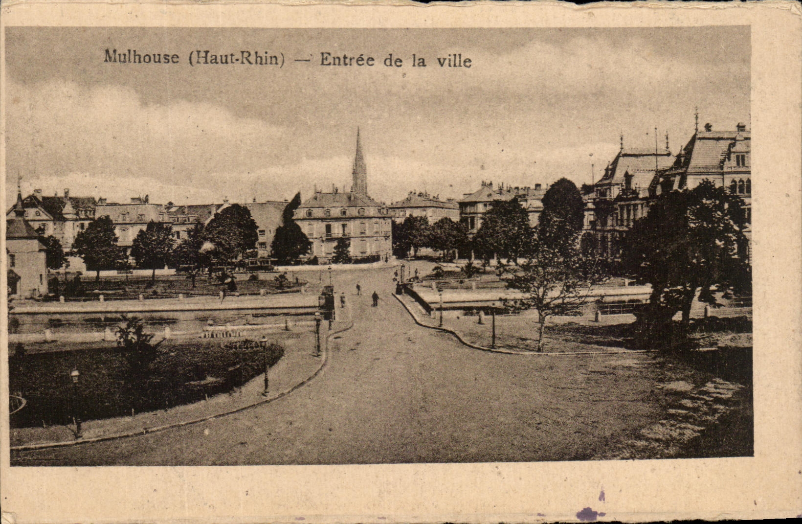 CPA Mulhouse Entrance of the City