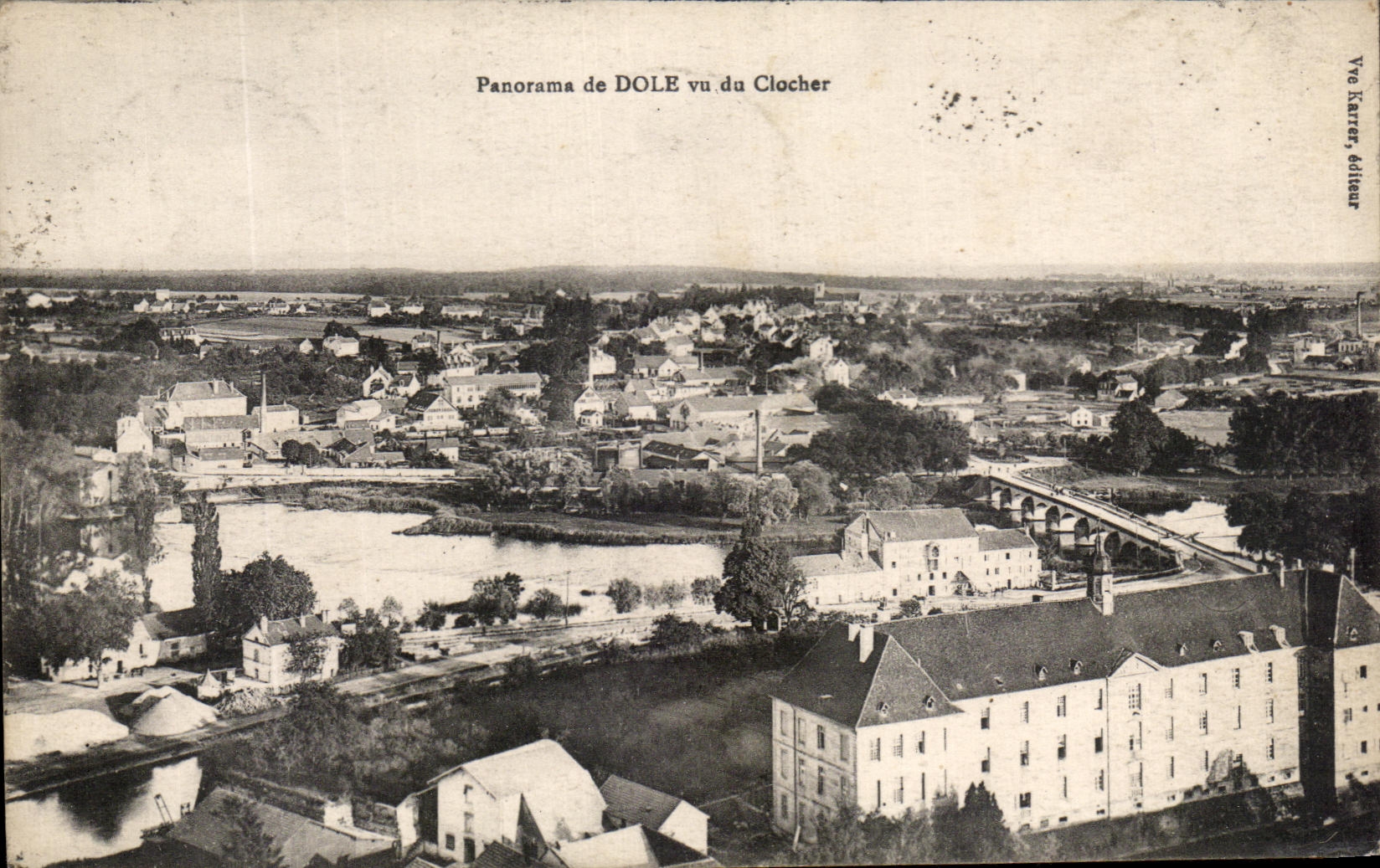 CPA Panorama de Dole vu du Clocher
