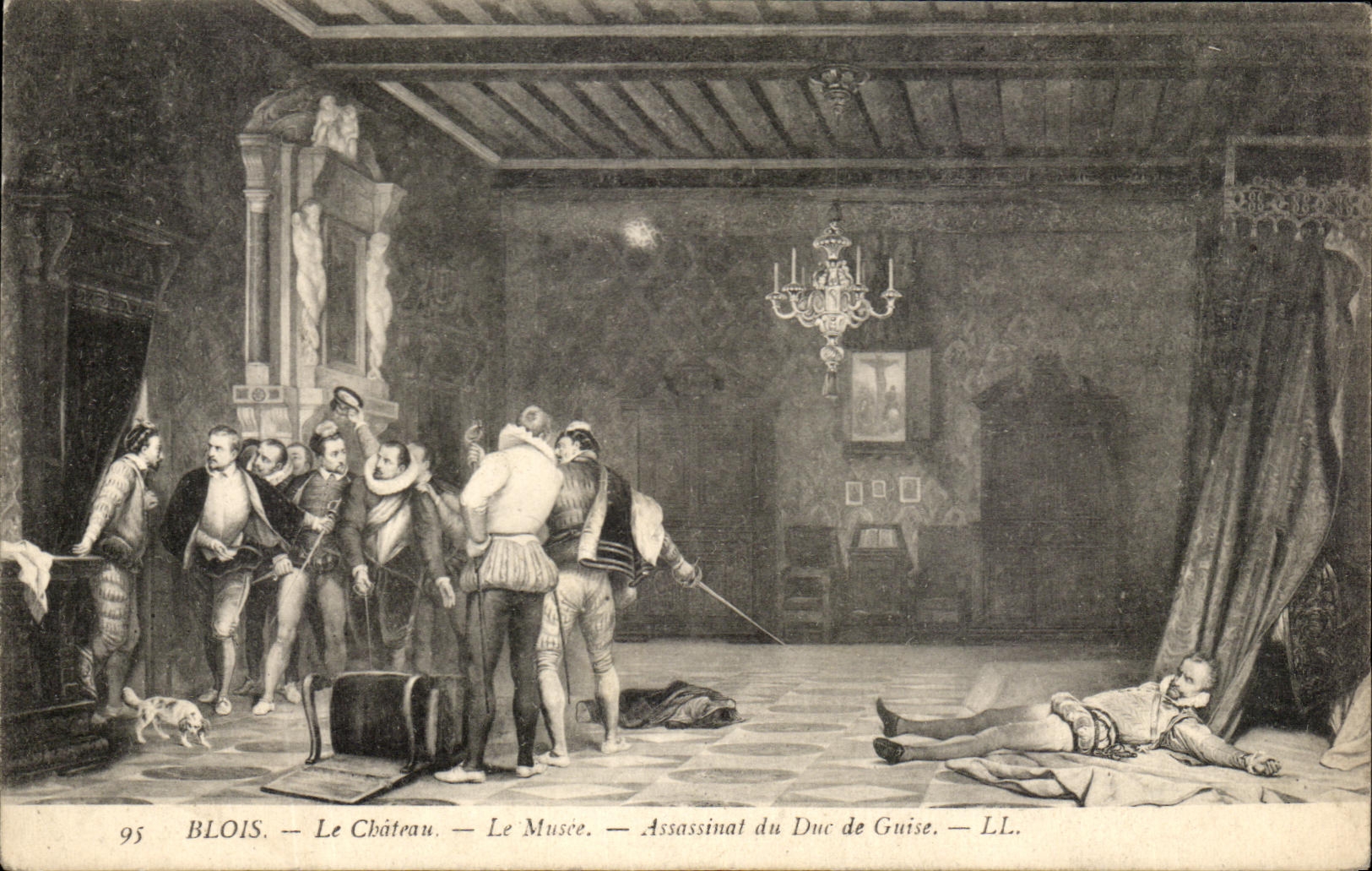 CPA Blois Le Chateau Le Musee Assassinat du Duc de Guise