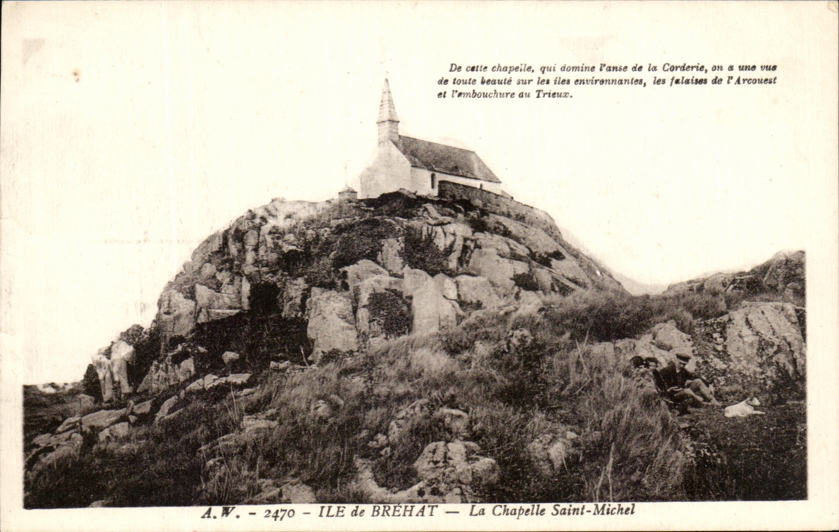 CPA Ile de Brehat La Chapelle Saint Michel