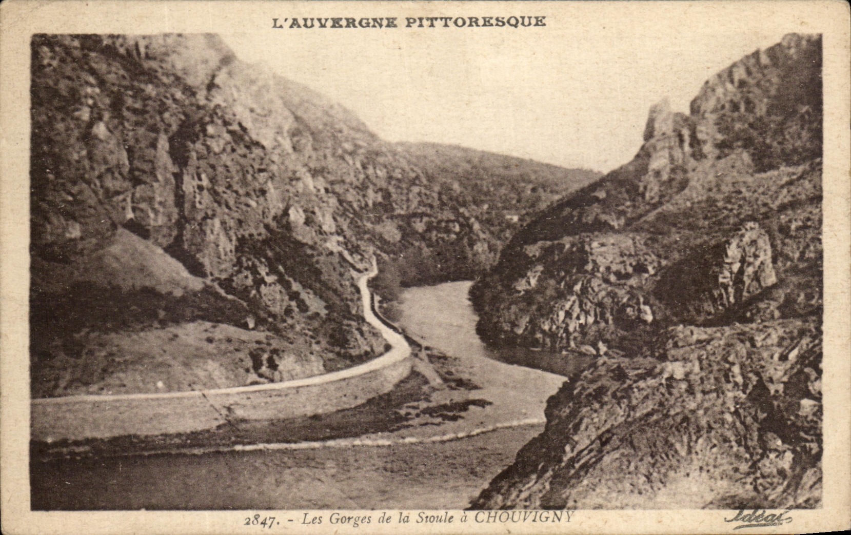 CPA Auvergne Pittoresque the Falls Of Sioule has Chouvigny