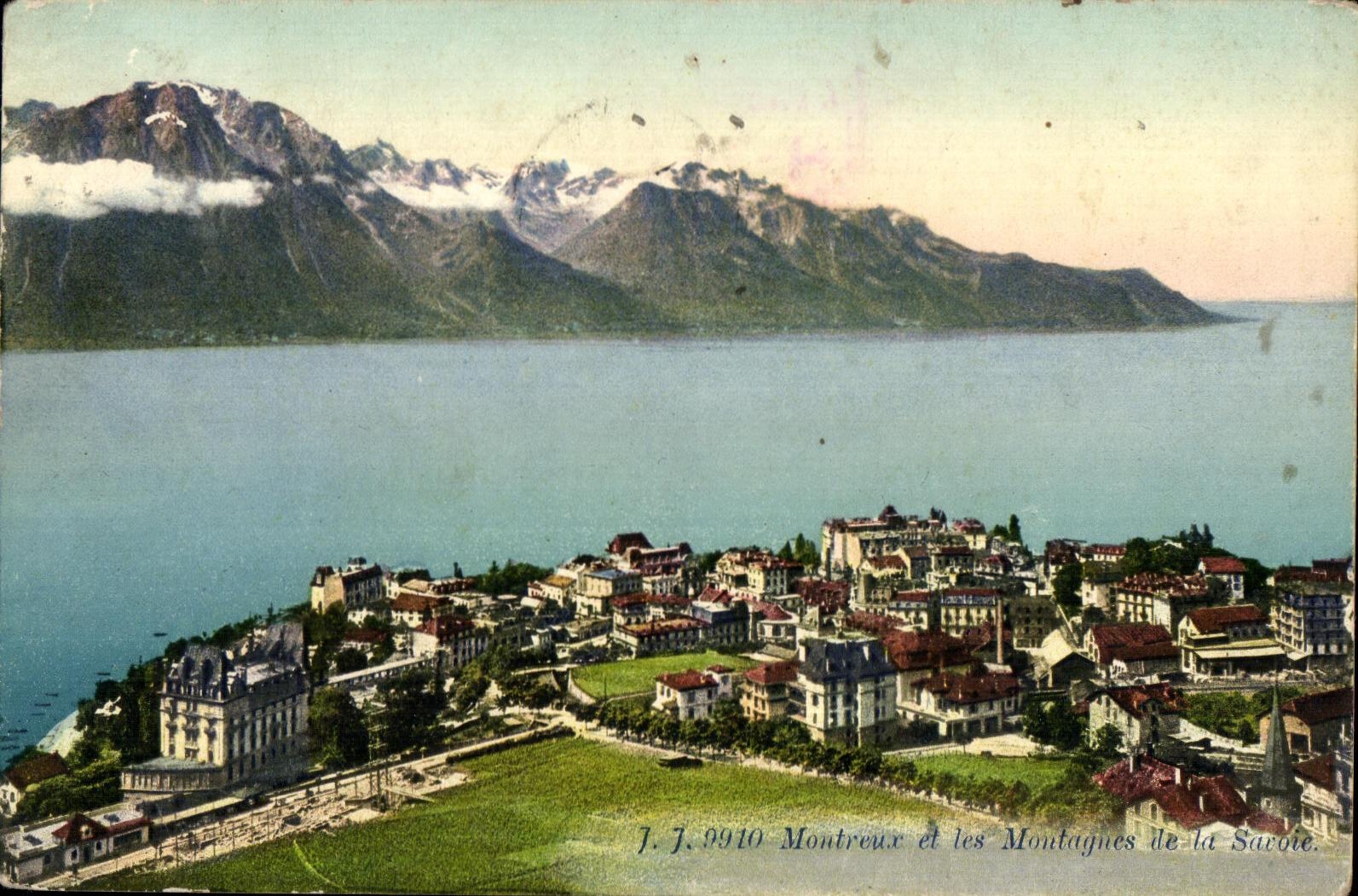CPA Montreux Et Les Montagnes De La Savoie