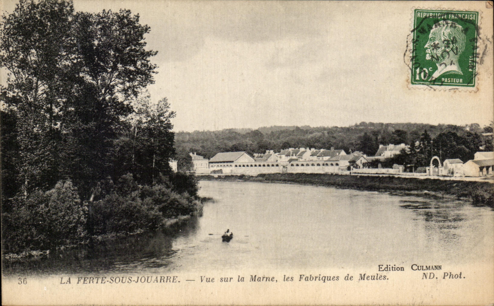 CPA Ferte Under Jouarre Seen On the Marne Factories Of Grinding stones