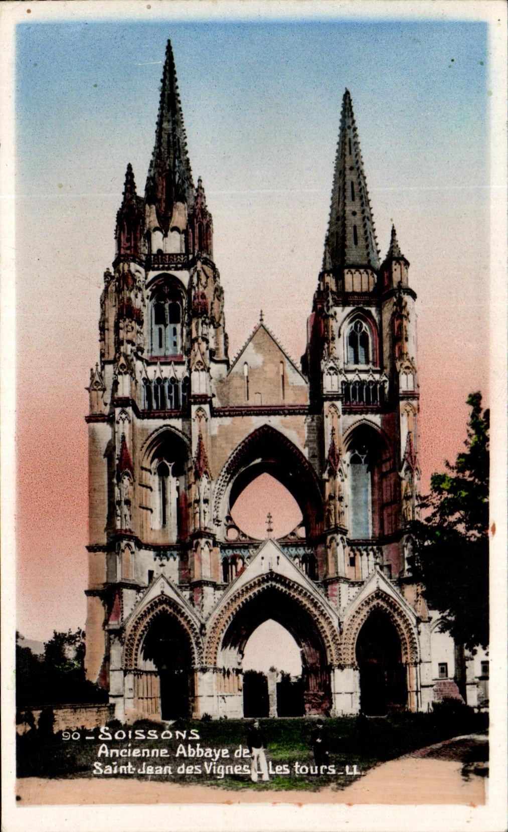 CPA Soissons Old Abbey of Saint Jean of the Vines Tours