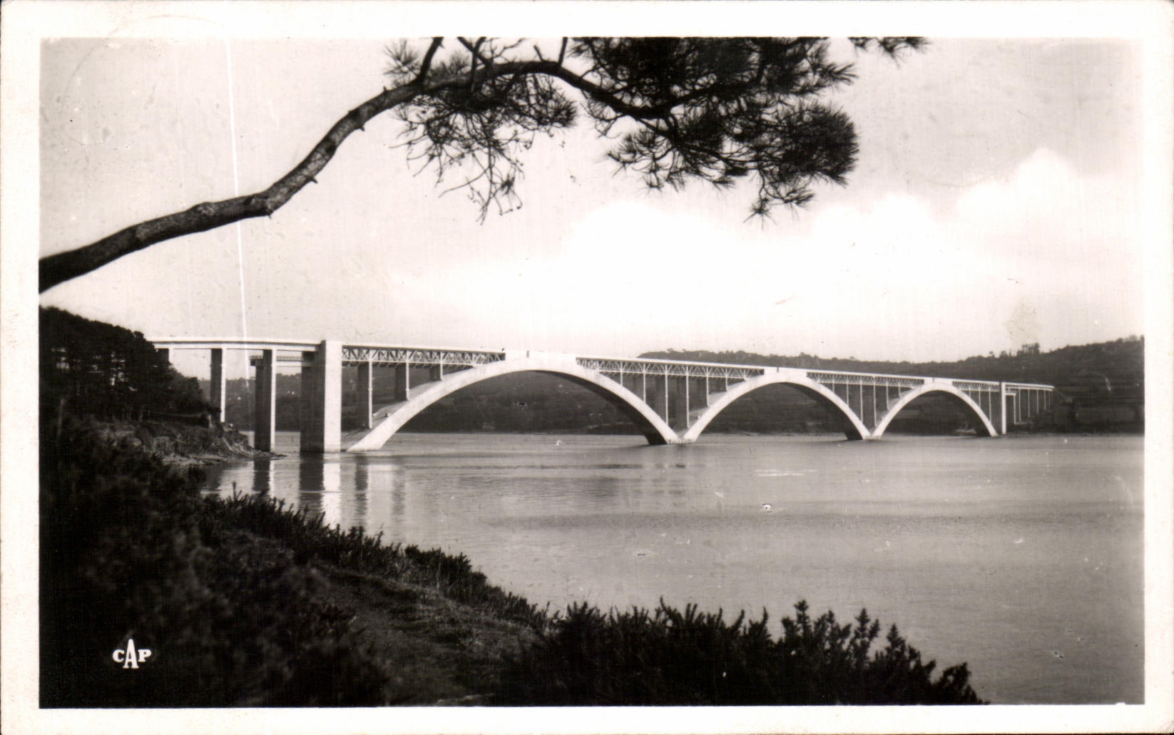 CPA Environs de Brest Pont de Plougastel Daoulas