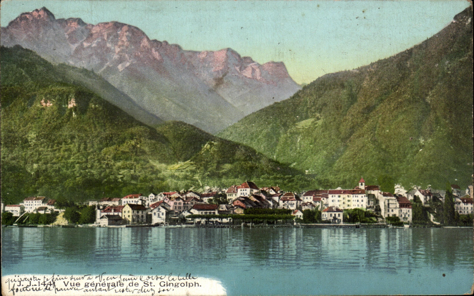 CPA Vue generale de St Gingolph