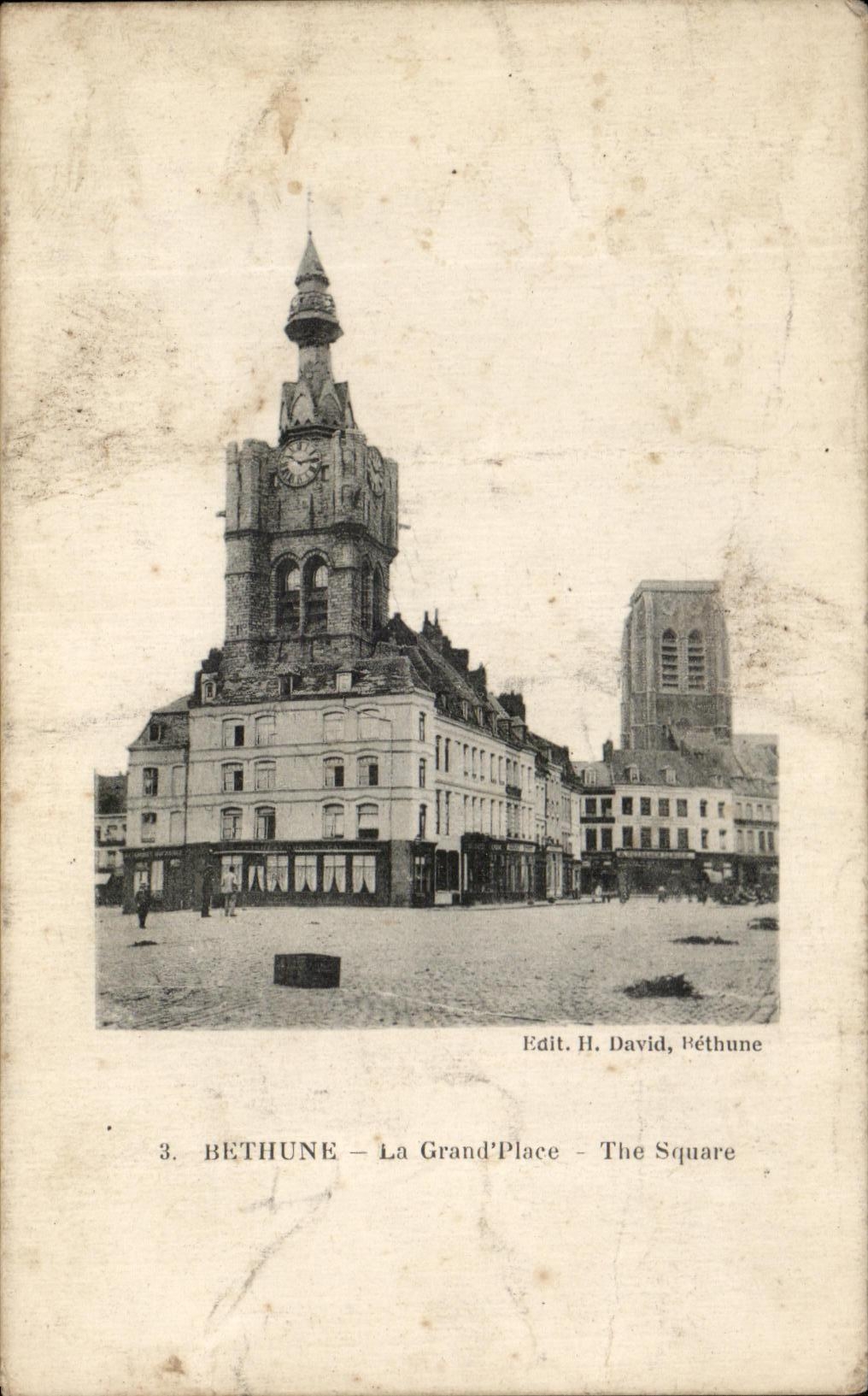 CPA Bethune the Large one Places The Square