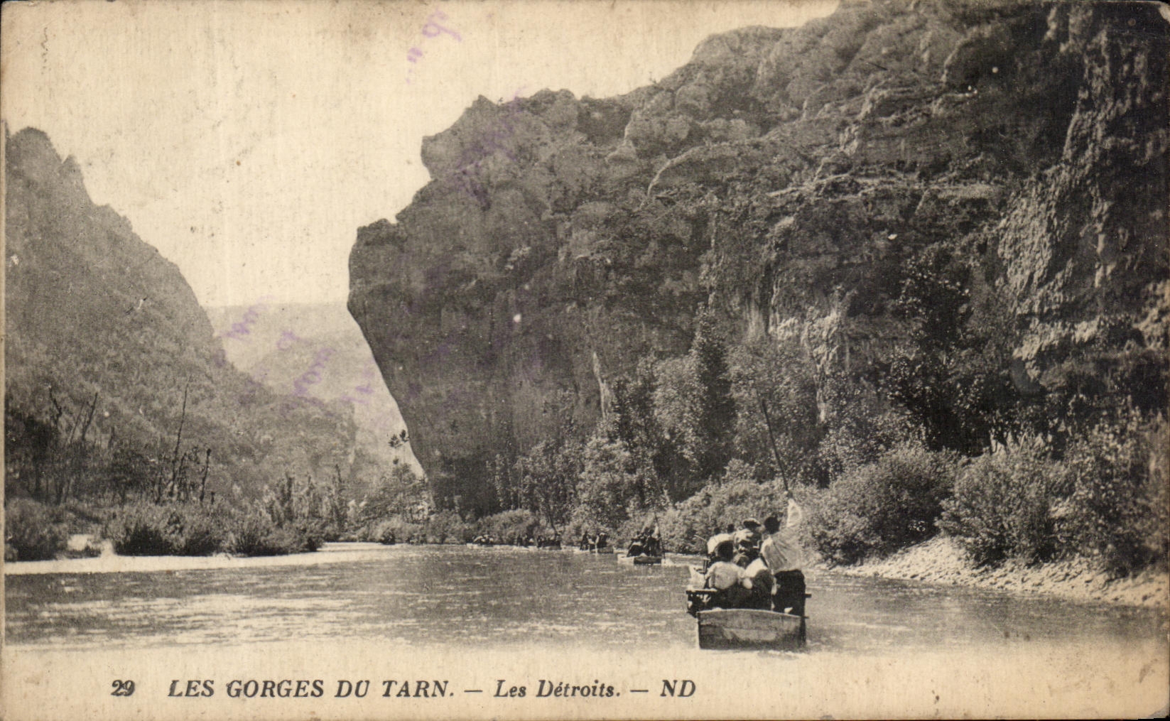 CPA Les Gorges Du Tarn Les Detroits