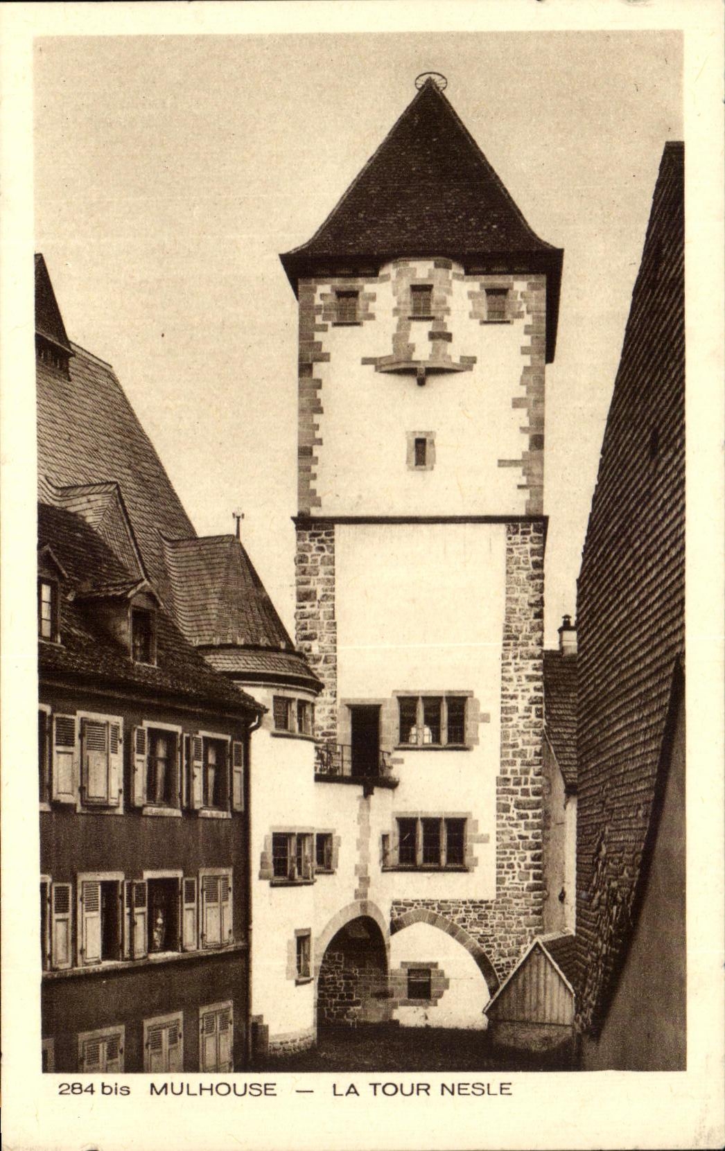CPA Mulhouse la torre de Nesle