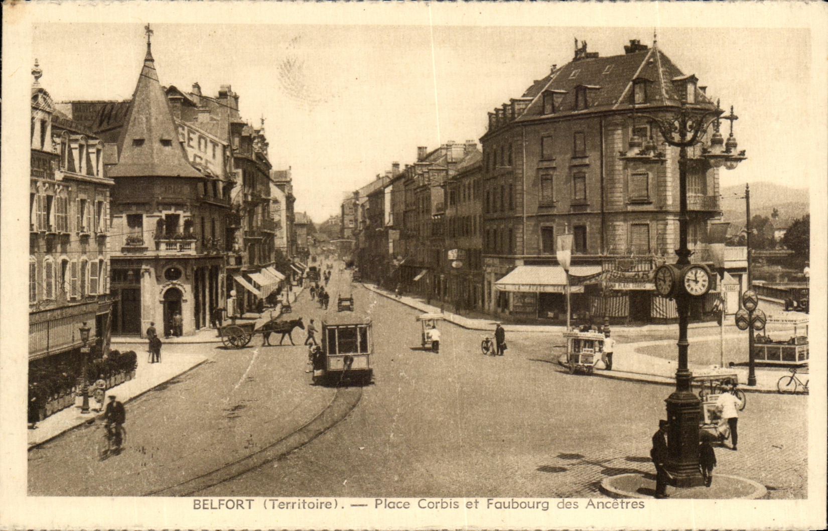 CPA Belfort Places Corbis and Faubourg of the Ancestors