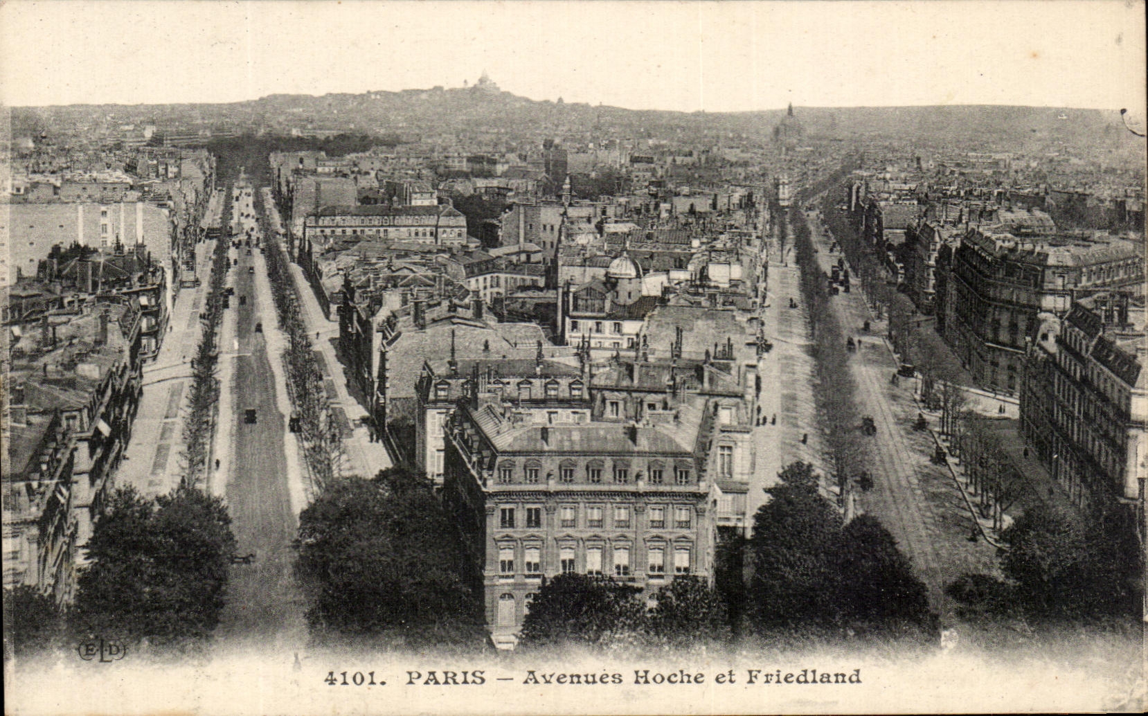 Sacudidas y Friedland de la avenida de CPA Paris