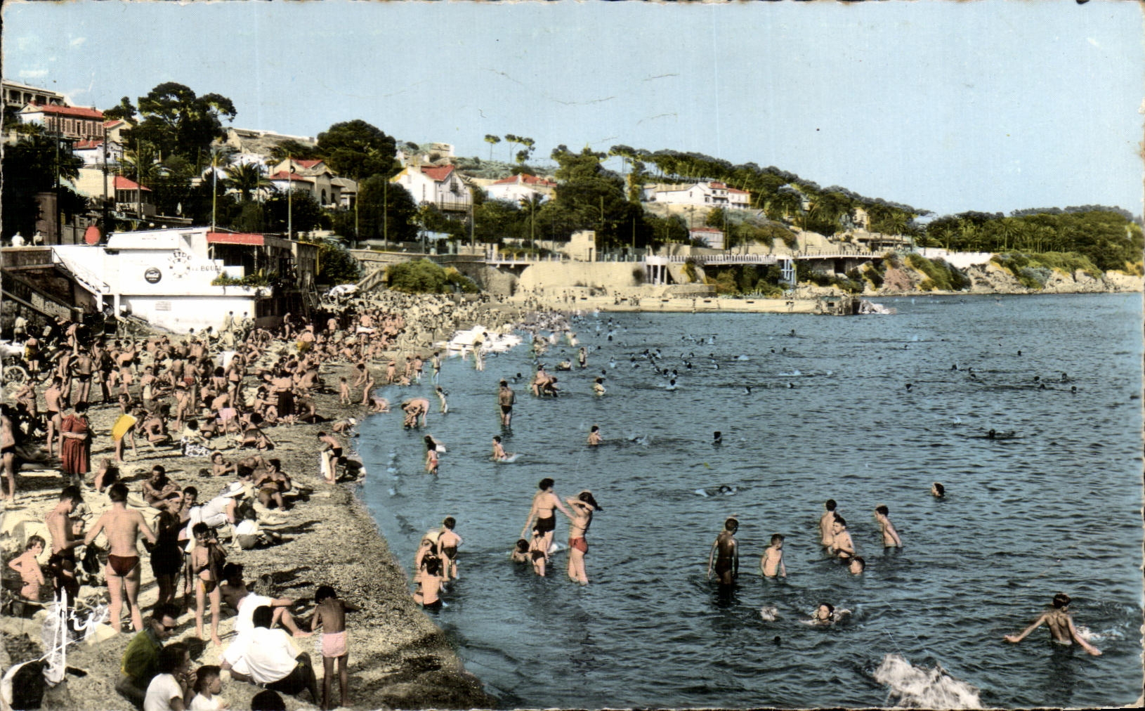 CPSM Dimensions Toulon Azure Mourillon the Beach