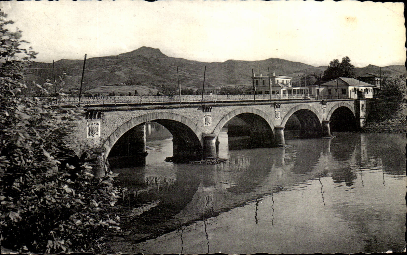 CPSM Hendaye Free Spanish Border the International Bridge