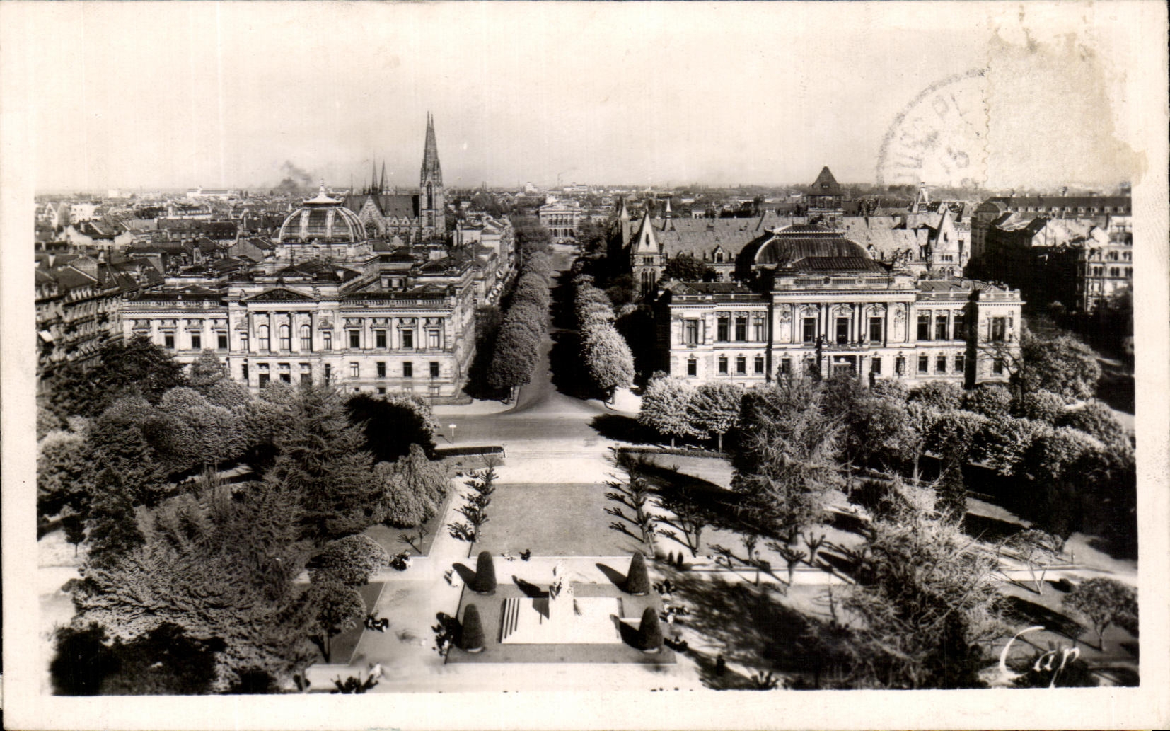 CPSM Strasbourg Seen towards the university