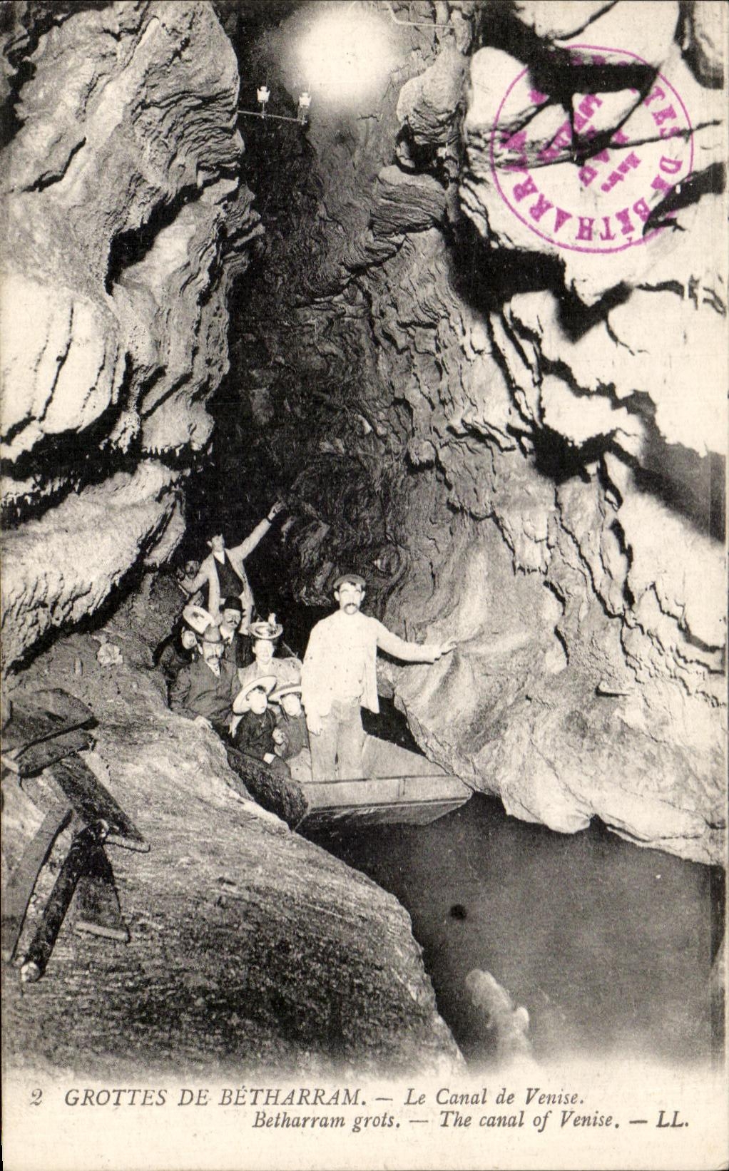 CPA Caves De Betharram the Canal Of Venice