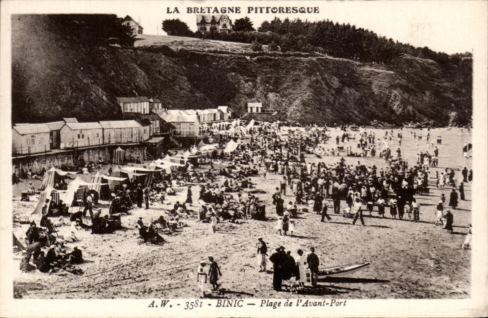 CPA La Bretagne Pittoresque Binic Plage De l'Avant Port