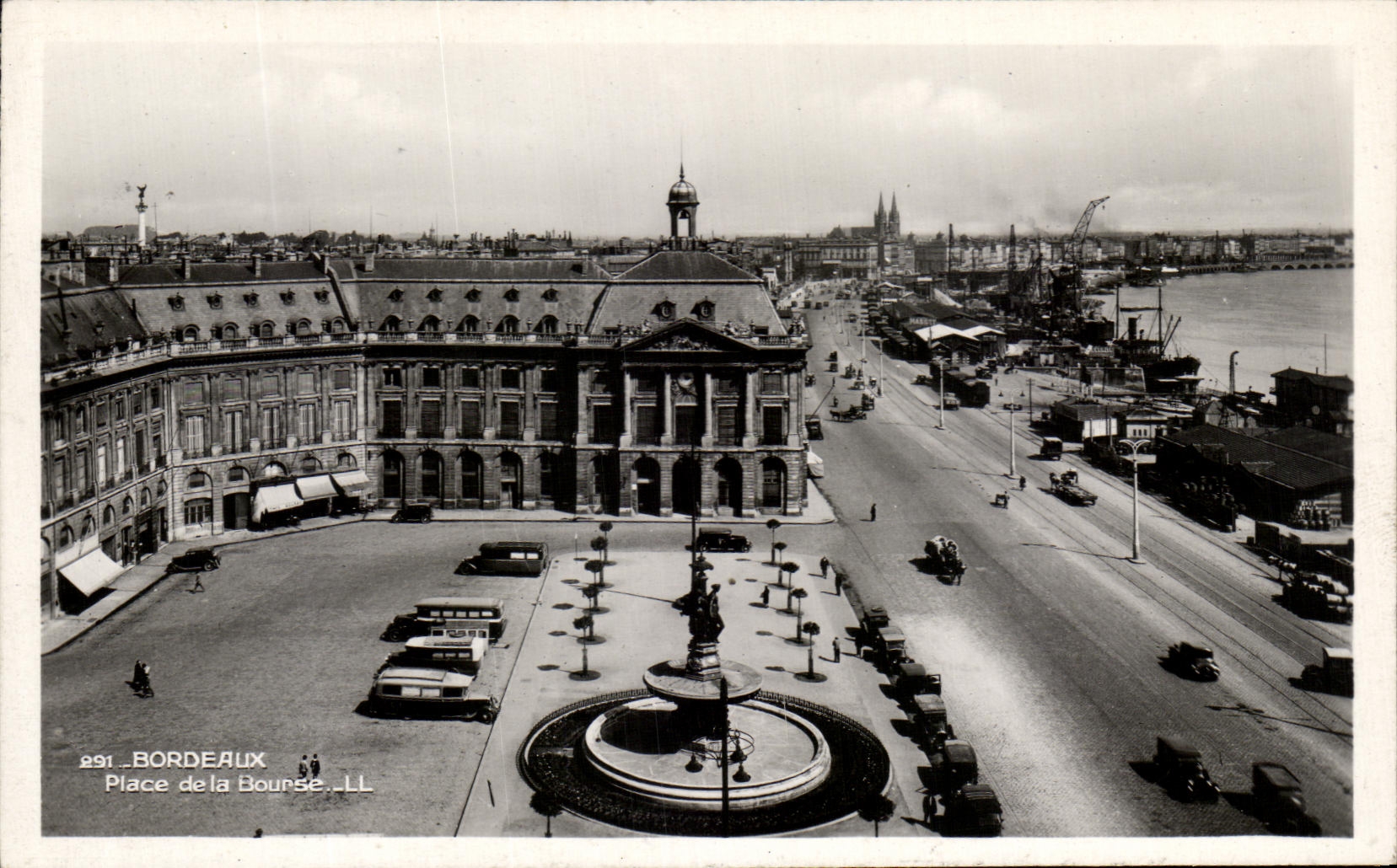 CPA Bordeaux Places Stock Exchange Boats