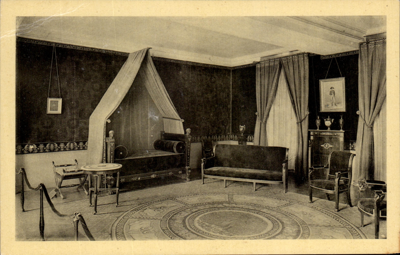 CPA Castle De Malmaison the Room De Bonaparte Consul With Tileries