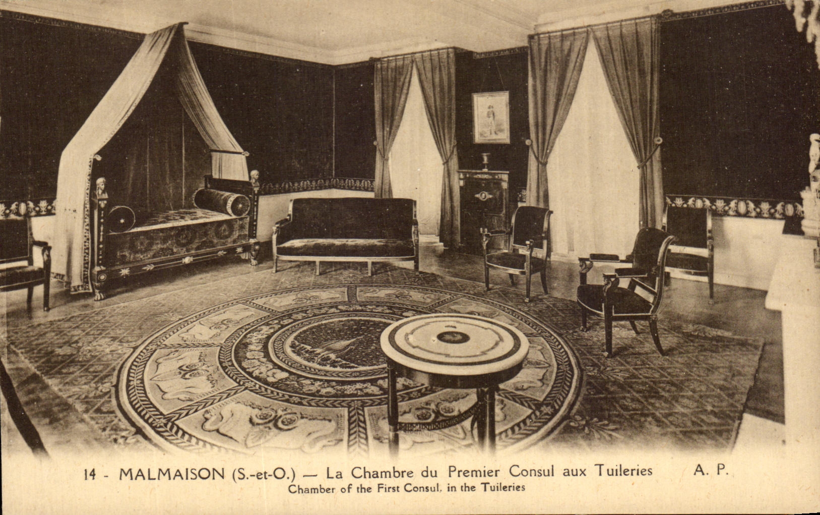 CPA Malmaison the Room of first Consul to Tileries