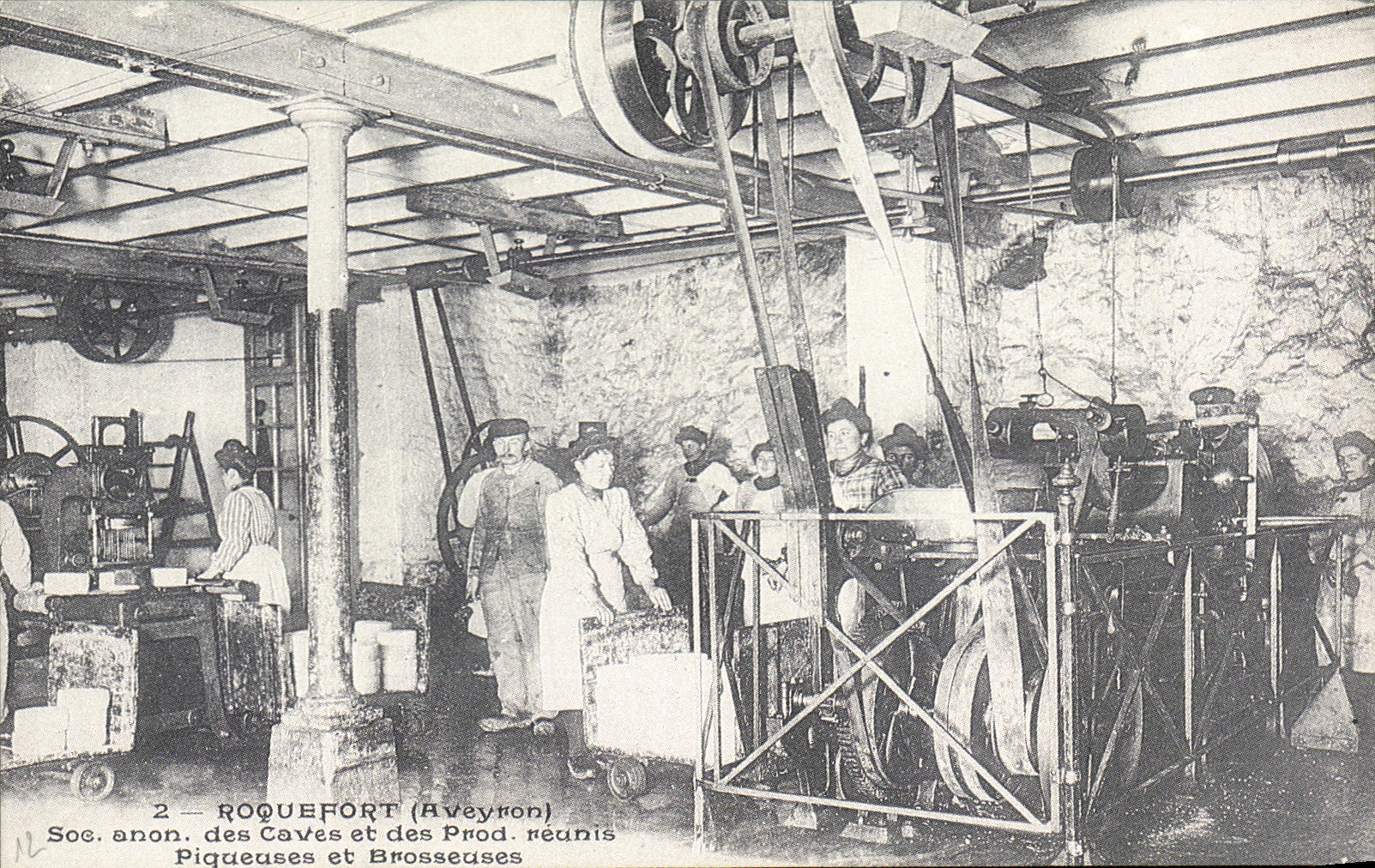 REPRO Roquefort Plowshare haddock of the Cellars and Prod joined together Pigueuses and Brosseuses