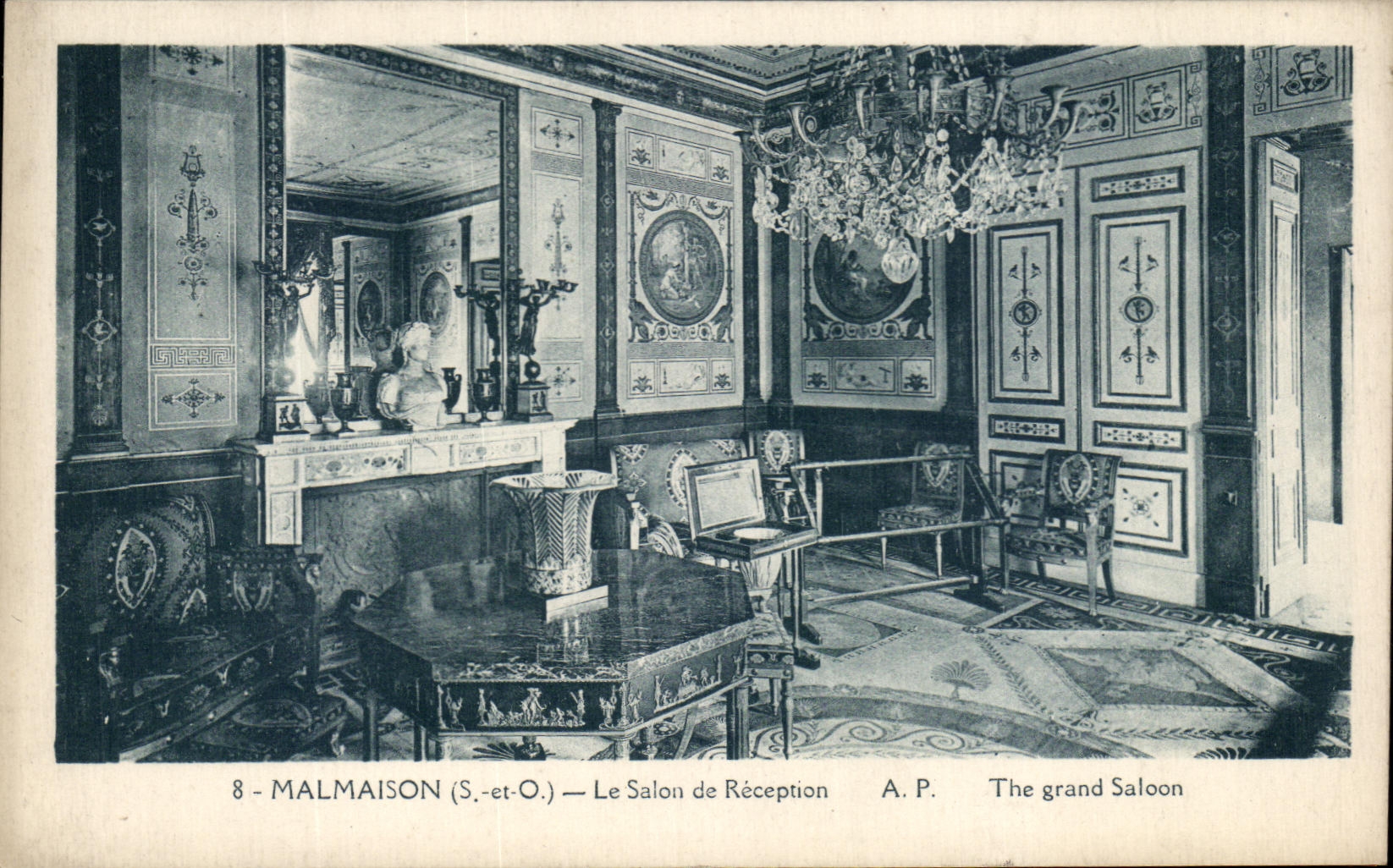 CPA Malmaison the Reception room