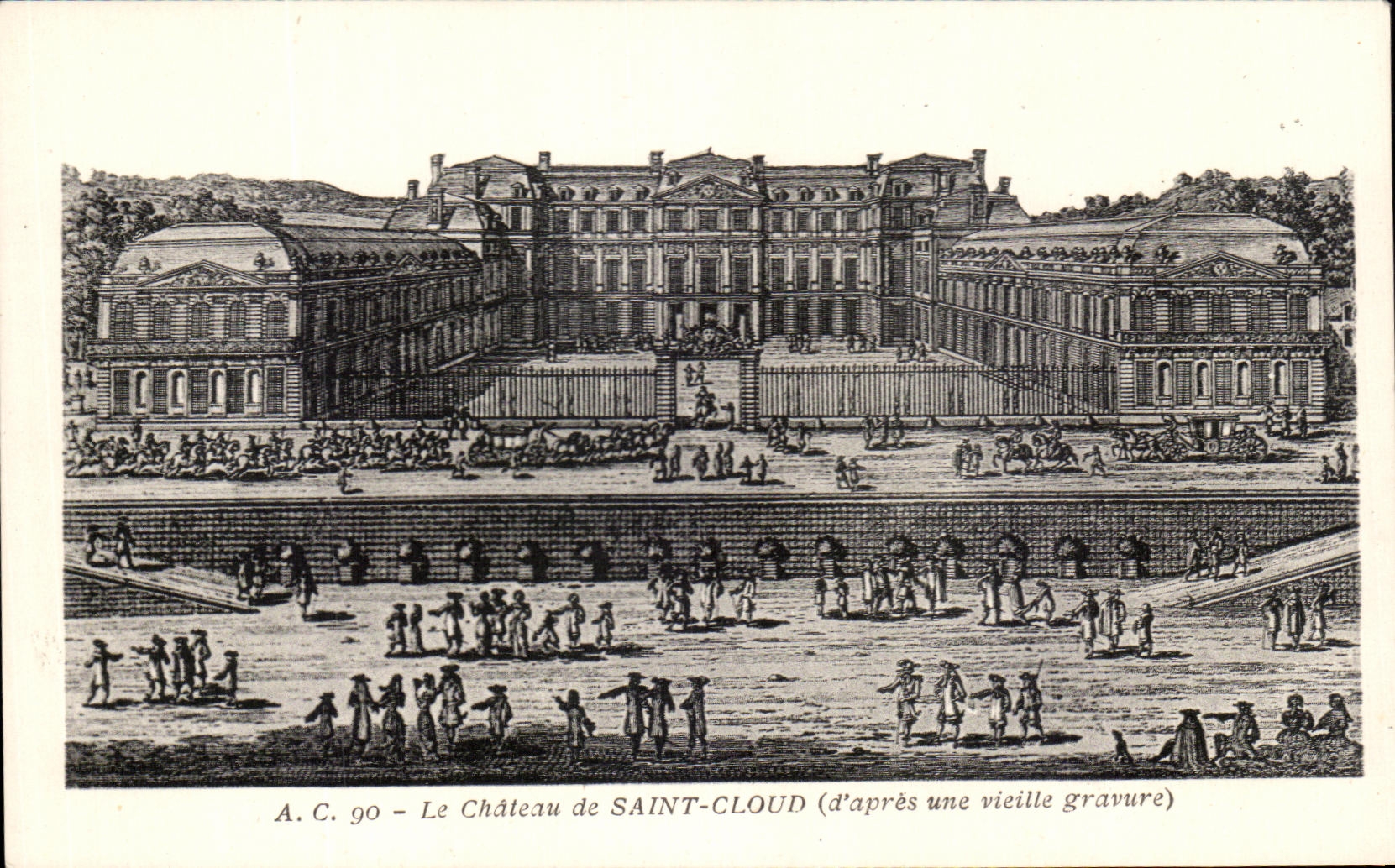 CPA Le Chateau De Saint Cloud