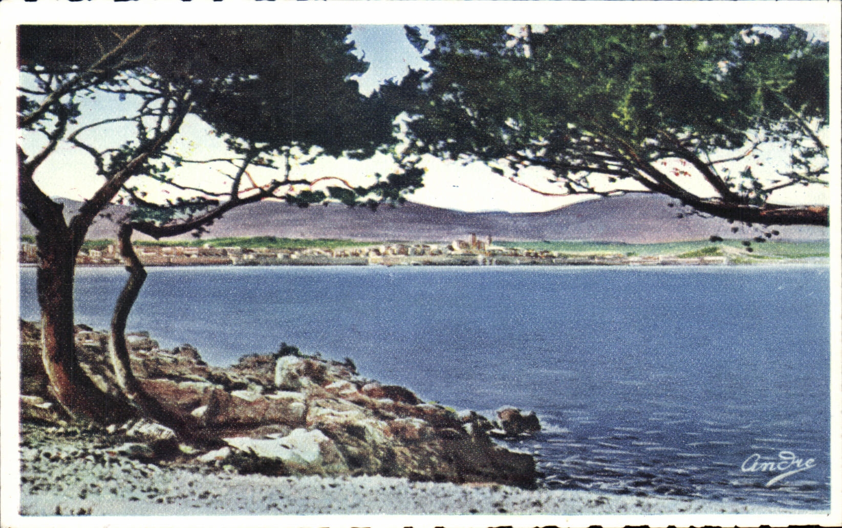 CPA Antibes vu Du Cap