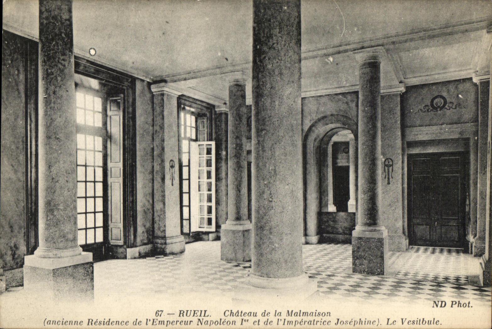 CPA Rueil Castle of Malmaison the Hall