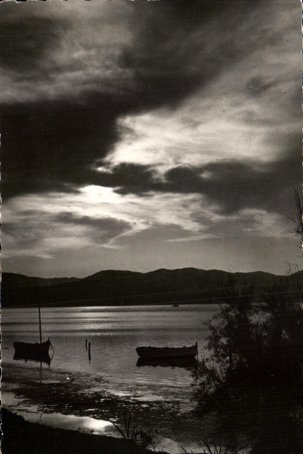 CPSM Saint Tropez Setting Sun On the Gulf