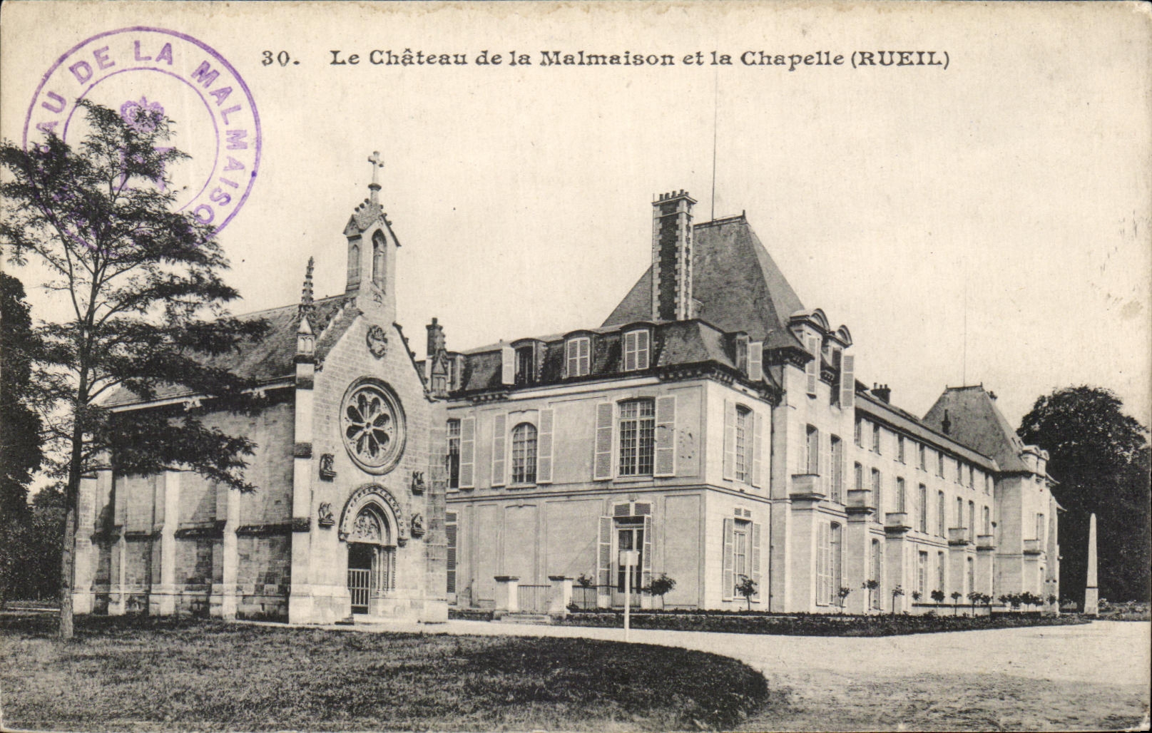 CPA the Castle Of Malmaison And La Chapelle