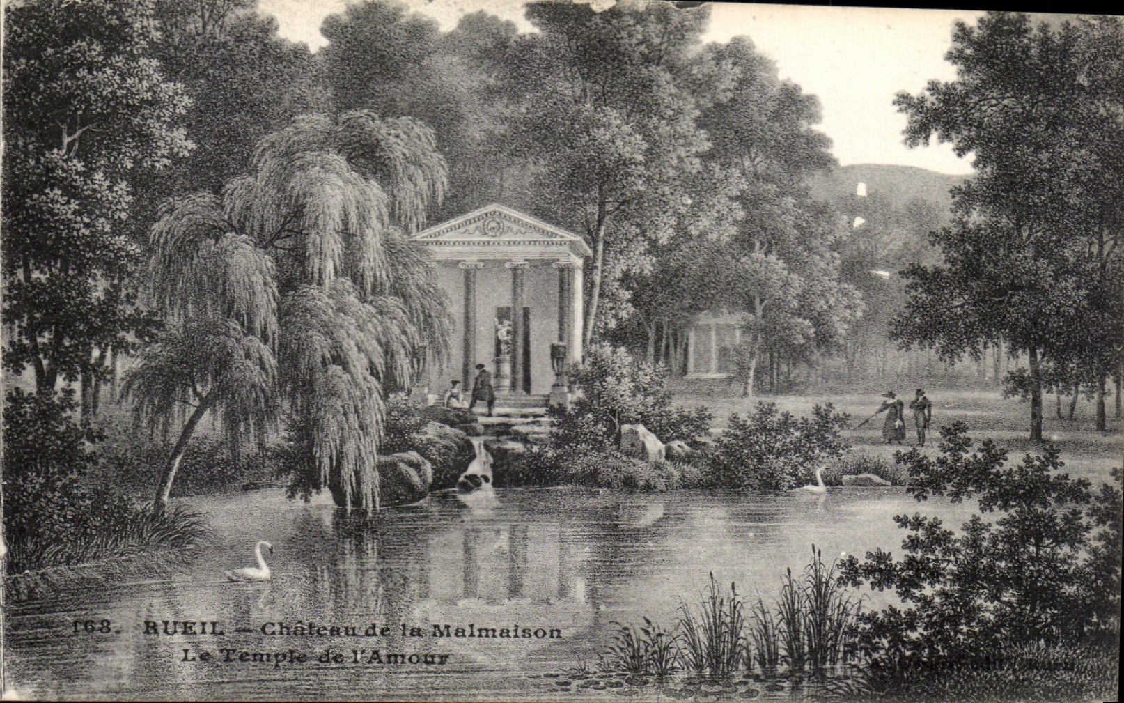 CPA Reuil Castle Of Malmaison the Temple Of the Love Swan