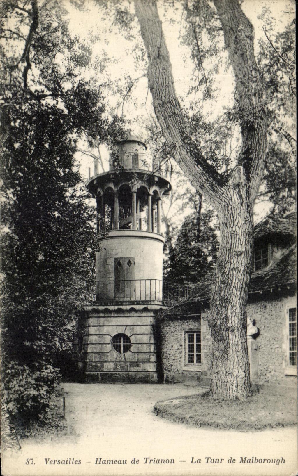 CPA Versailles Hamean de Trianon the Tower of Malborough