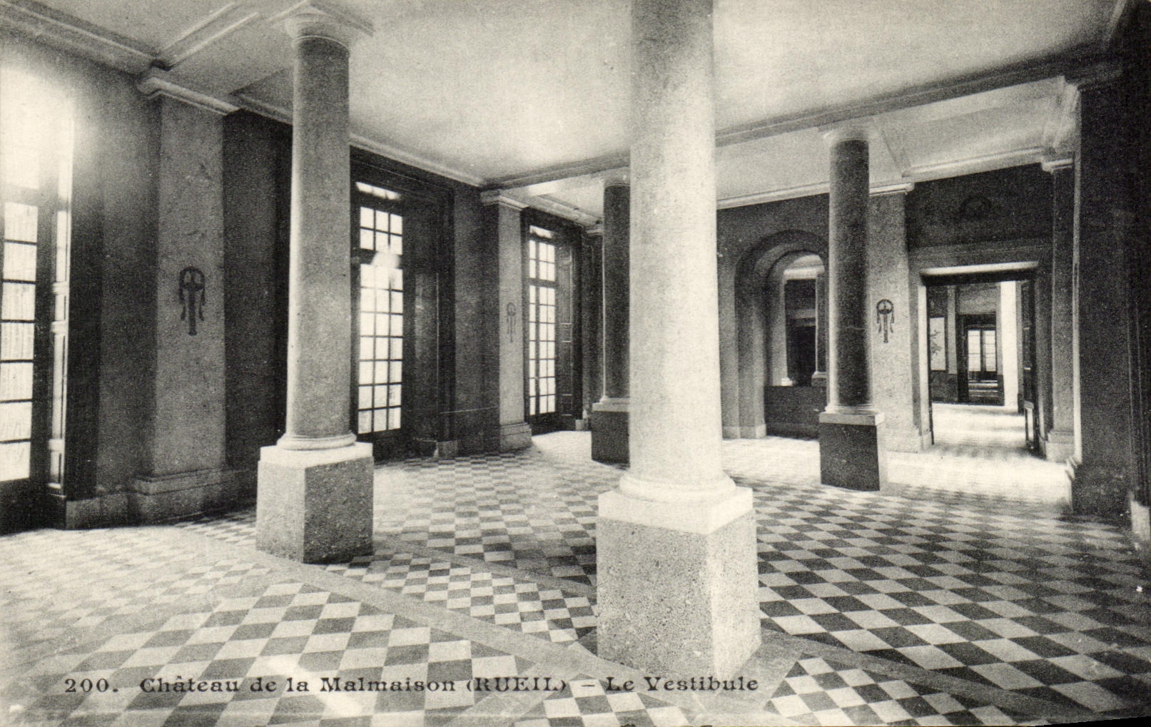 CPA Castle of Malmaison Rueil the Hall