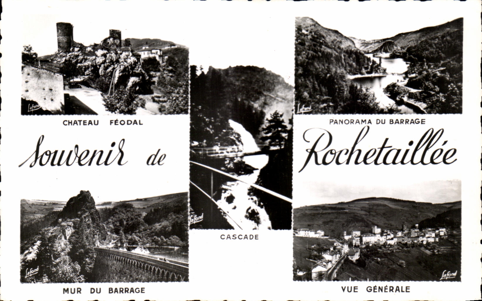 CPA Environs de Sainte Etienne Rochetailee Station Entree