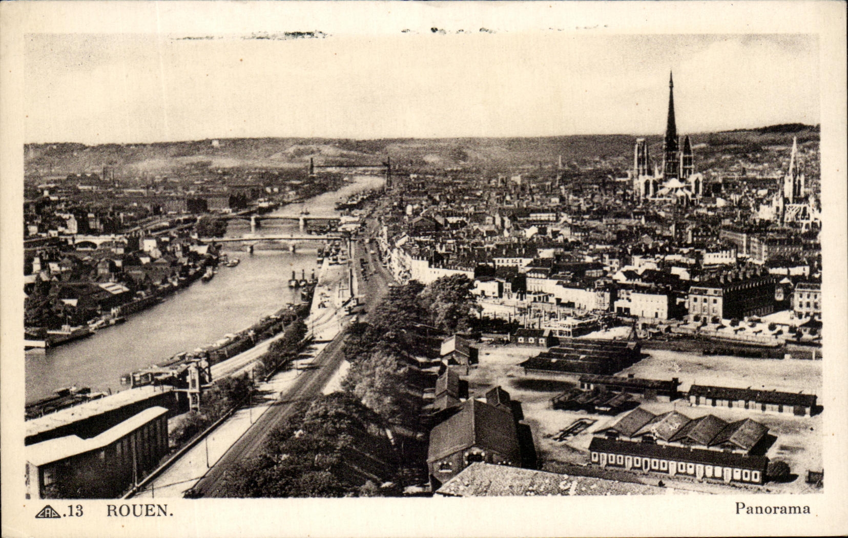 CPA Rouen Panorama