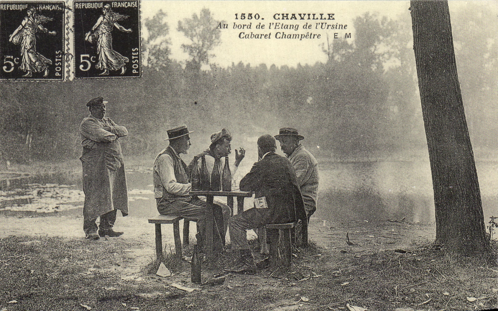REPRO Chaville Au bord de L'Etang de L'Ursine Cabaret Champetre