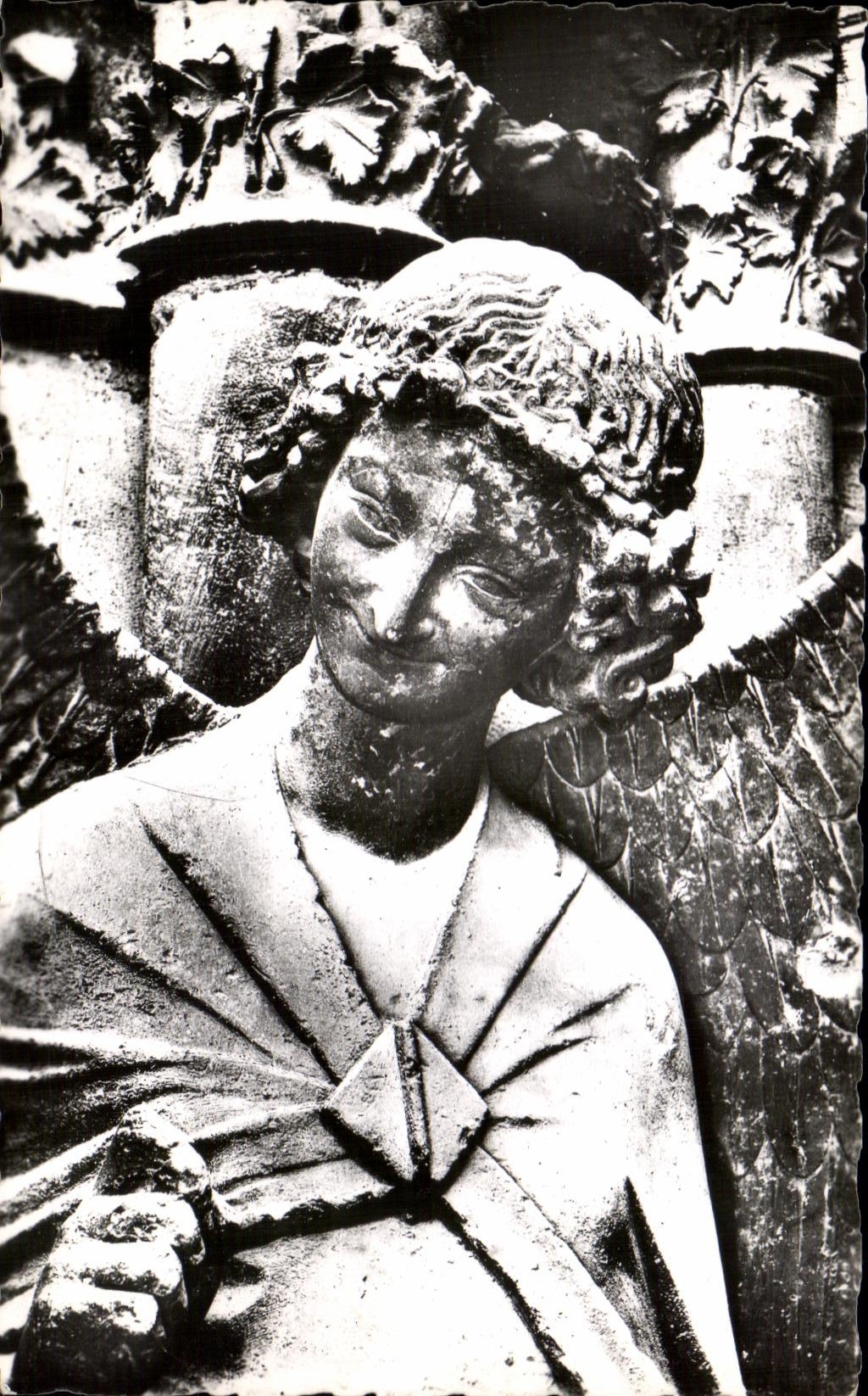 CPSM la catedral del angel de guarda de Reims de St Nicaise nombra Sourire de Reims