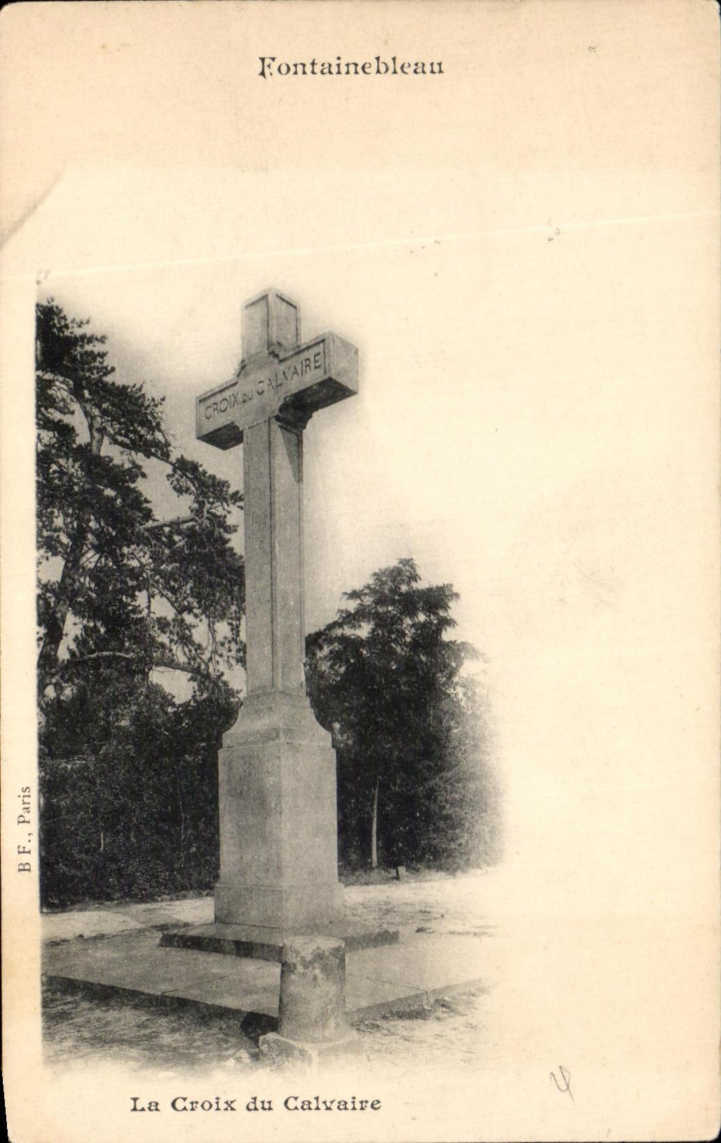 CPA Fontainebleau the Cross of the Martyrdom